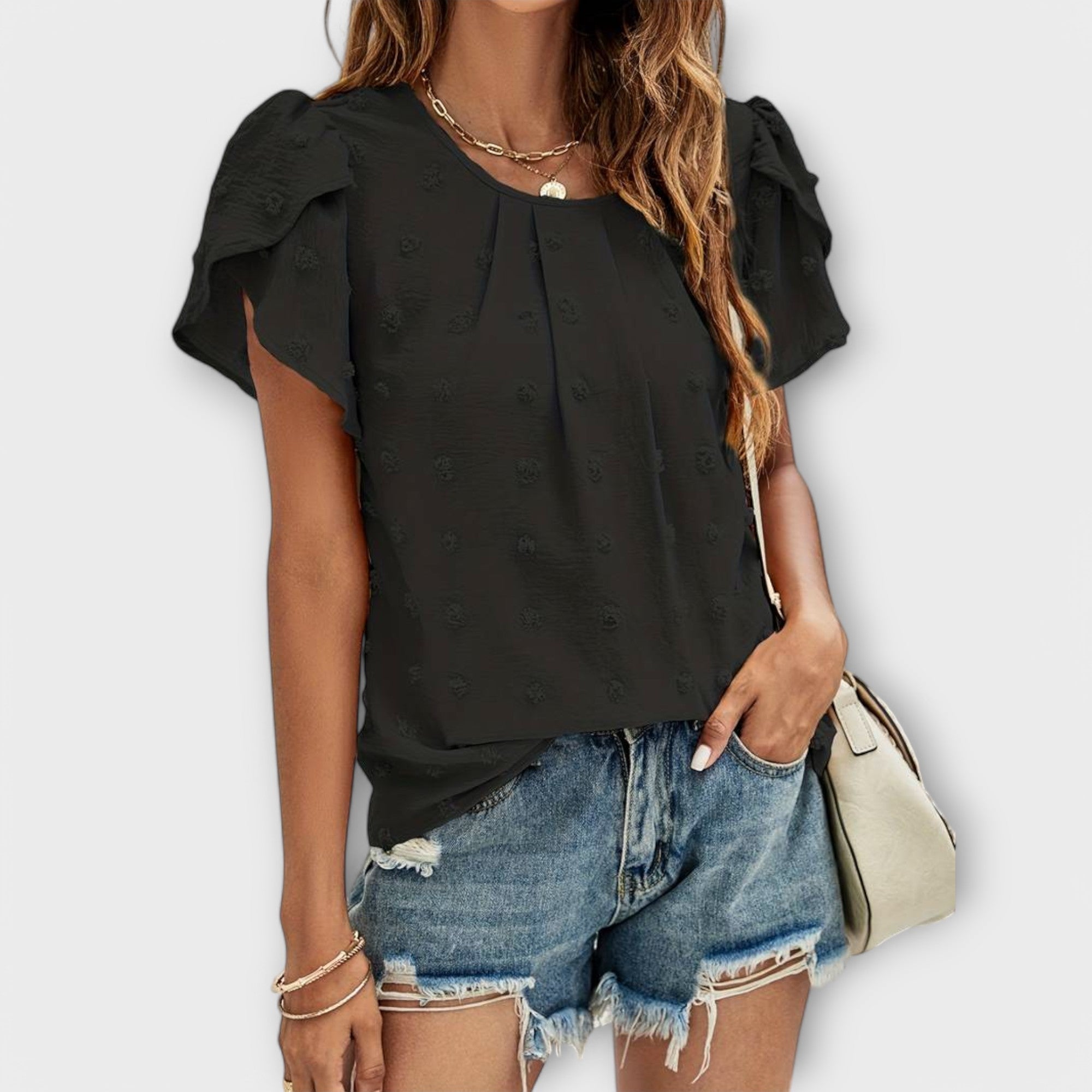 Charlotte - De perfecte polka-dot blouse