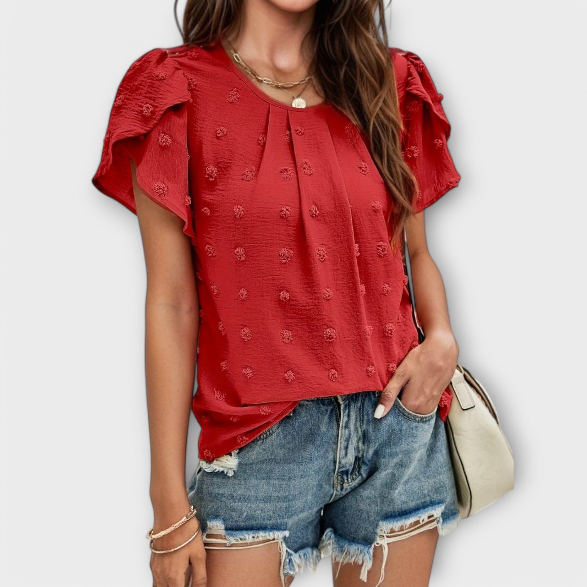 Charlotte - De perfecte polka-dot blouse