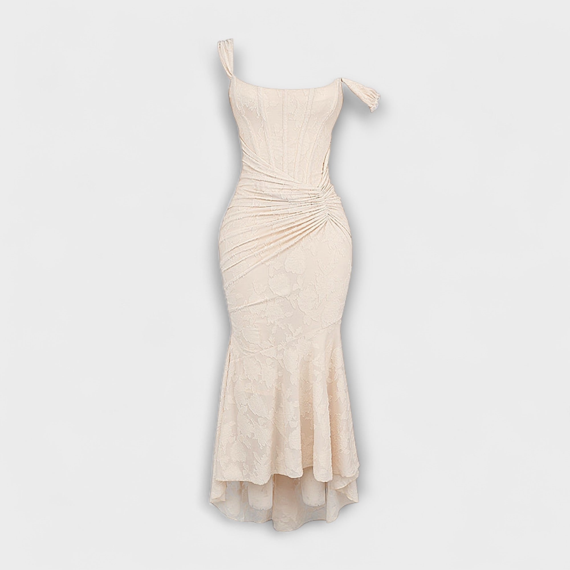 Renske - Lange jurk met elegante en verfijnde corset