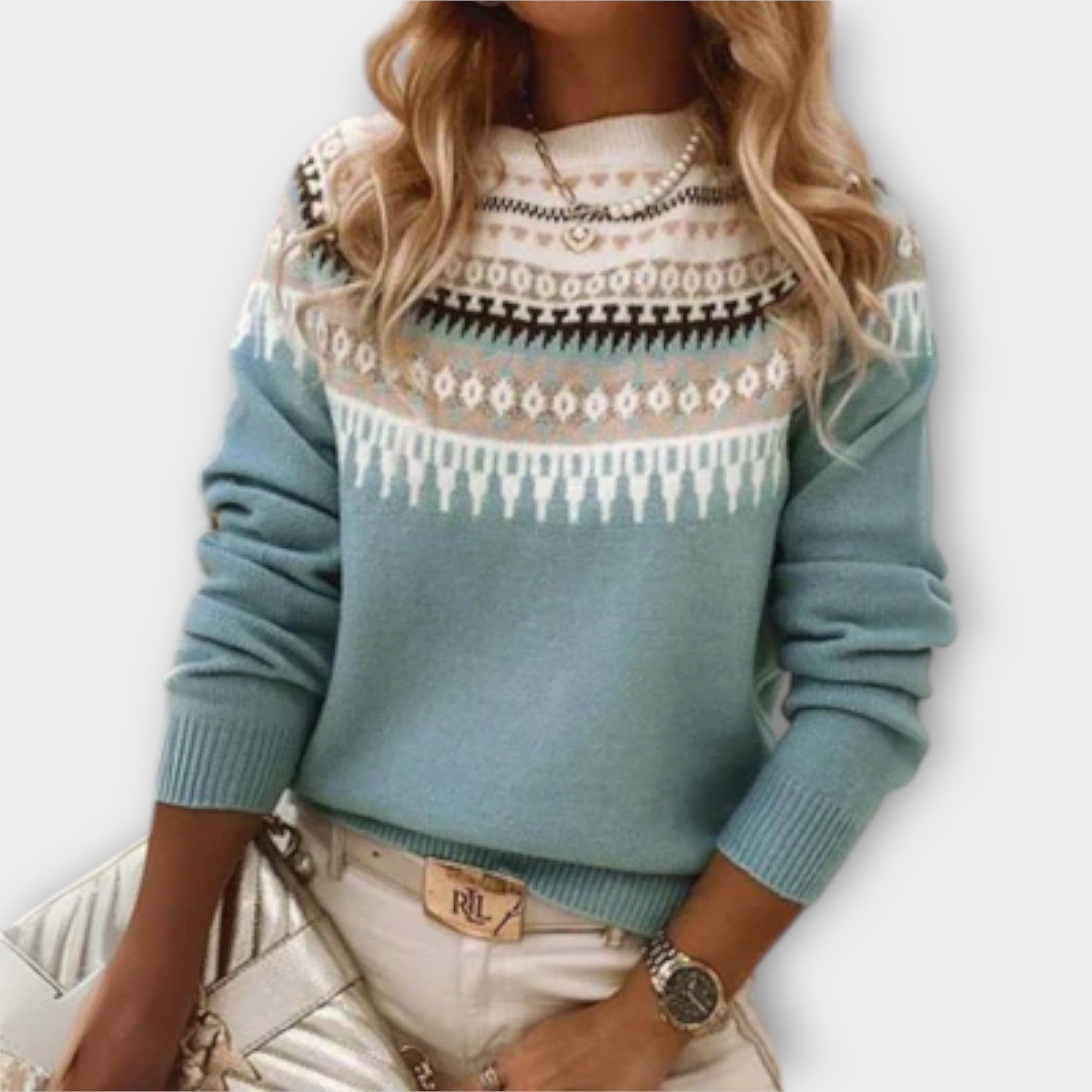 Lena - Knusse & warme dagelijkse breipullover
