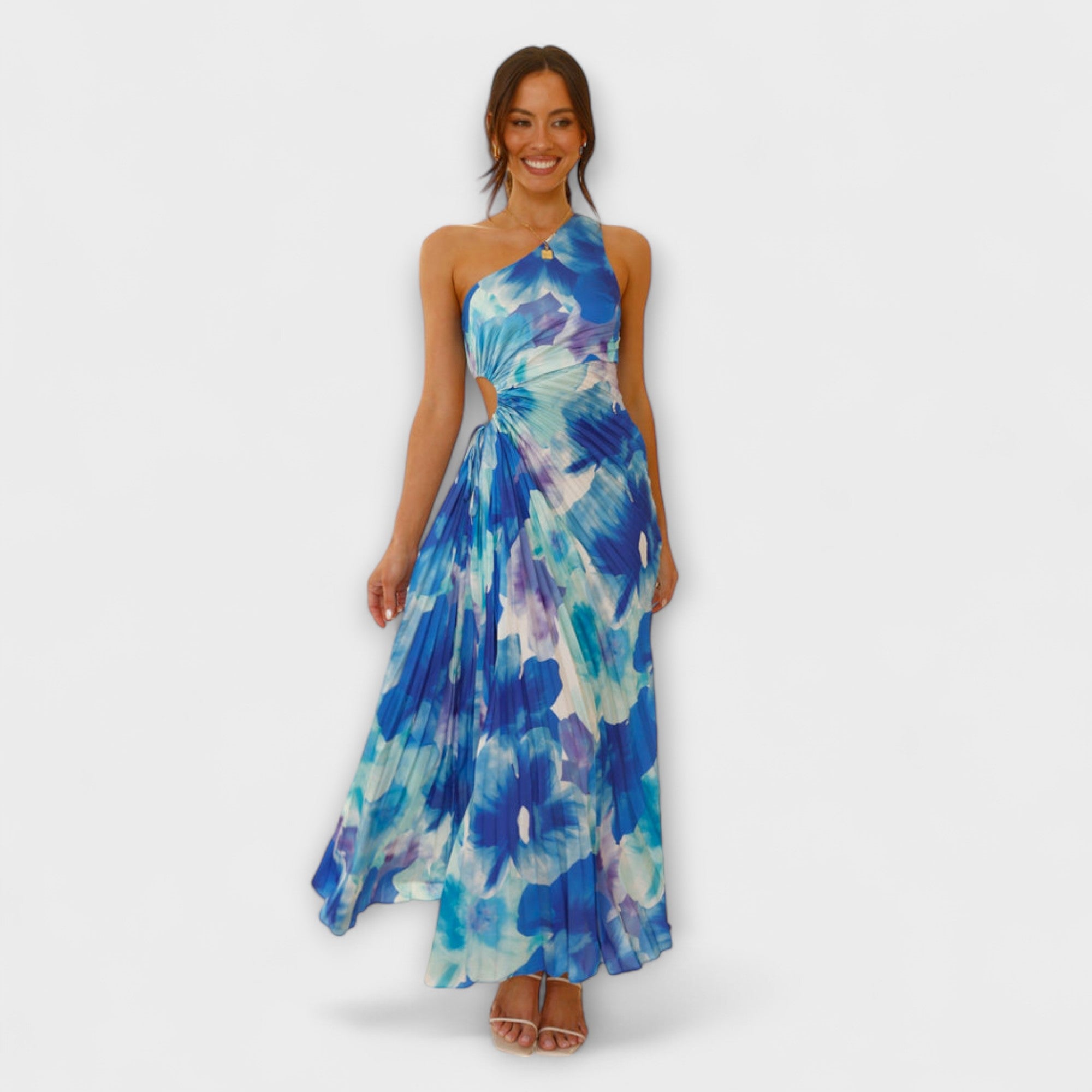 Sienna - Elegante Cut-Out Maxijurk