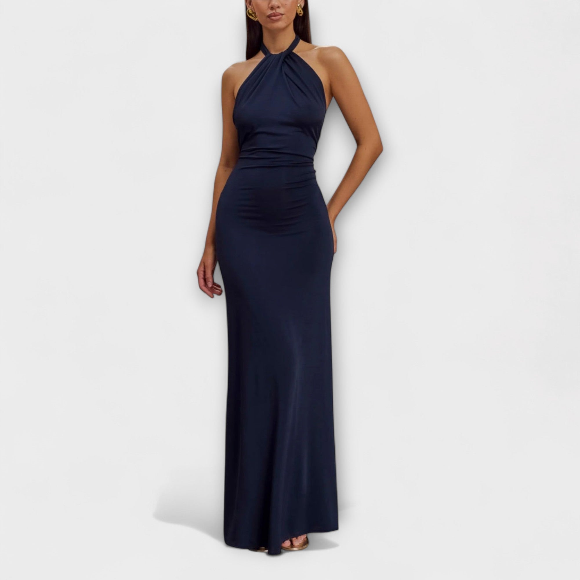 Lagune - Slinky Halter Maxi Jurk