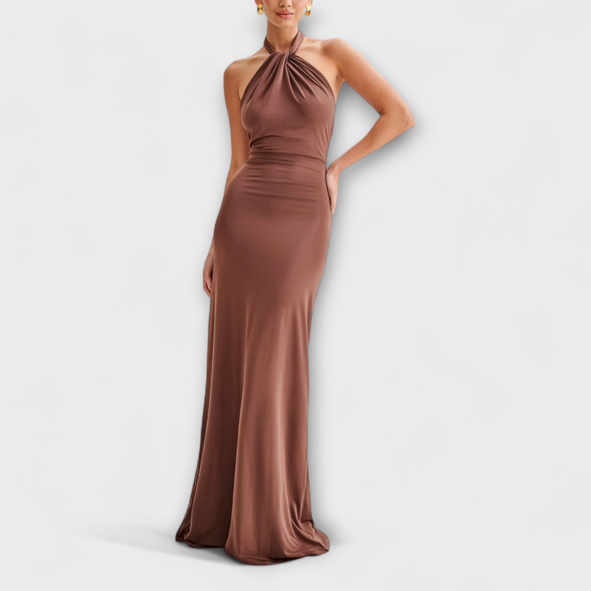 Lagune - Slinky Halter Maxi Jurk
