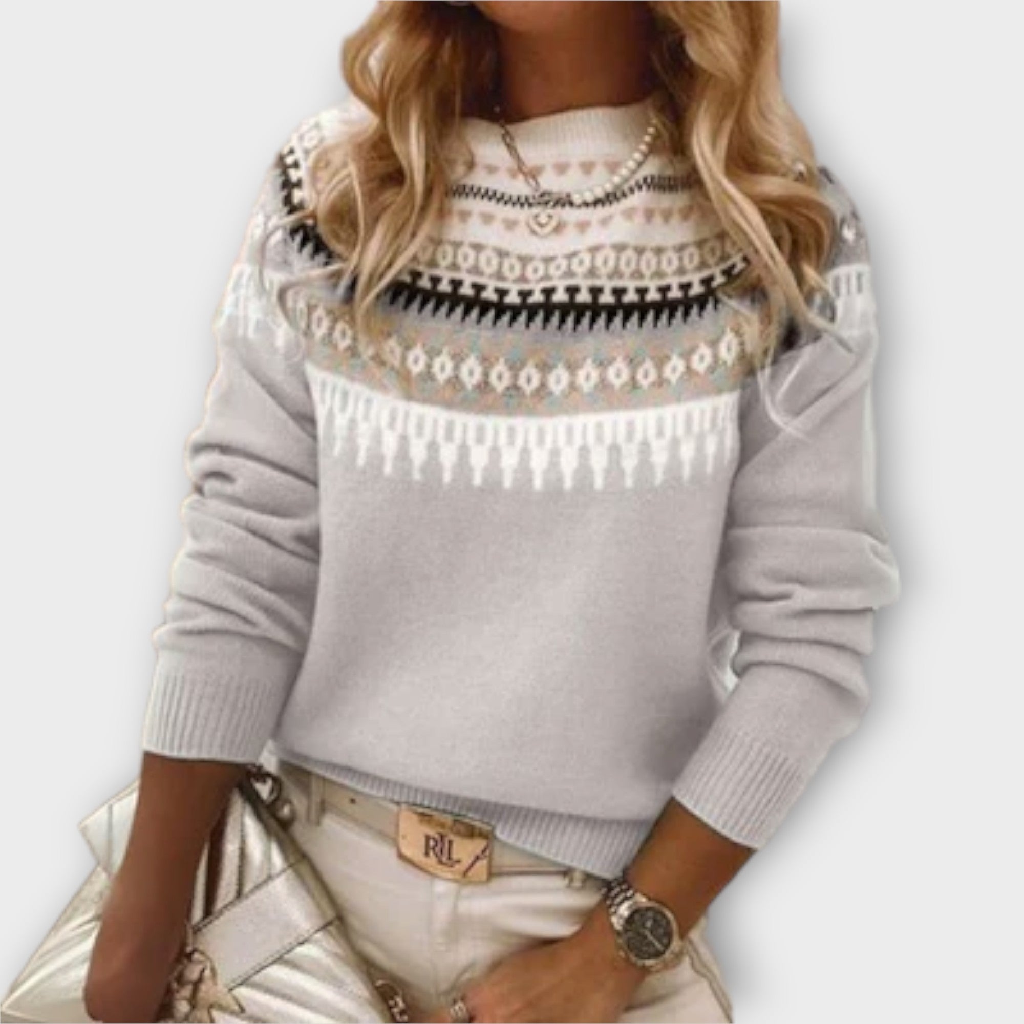 Lena - Knusse & warme dagelijkse breipullover