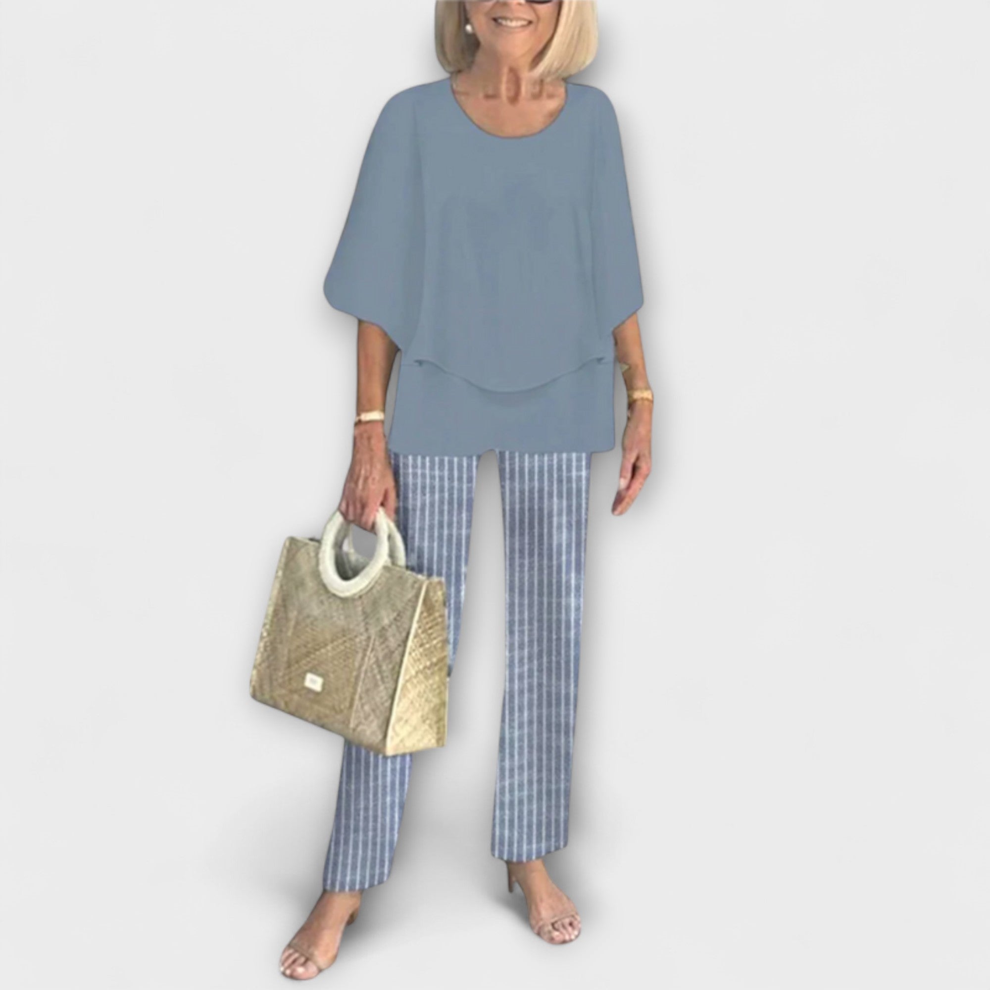 Rosamund - Modern Set met Comfortabele Blouse en Broek