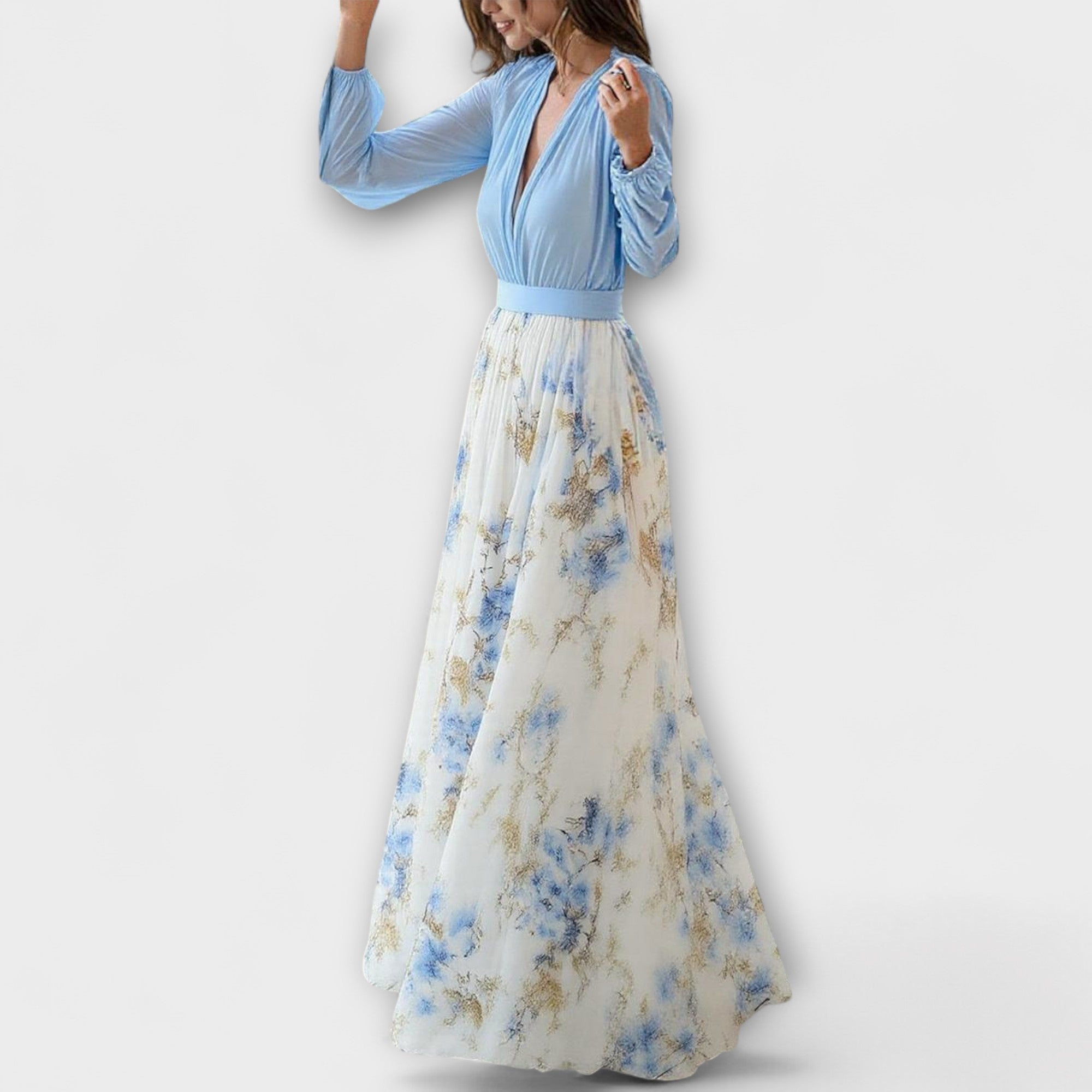 Harper - Bloemen-Maxikleed
