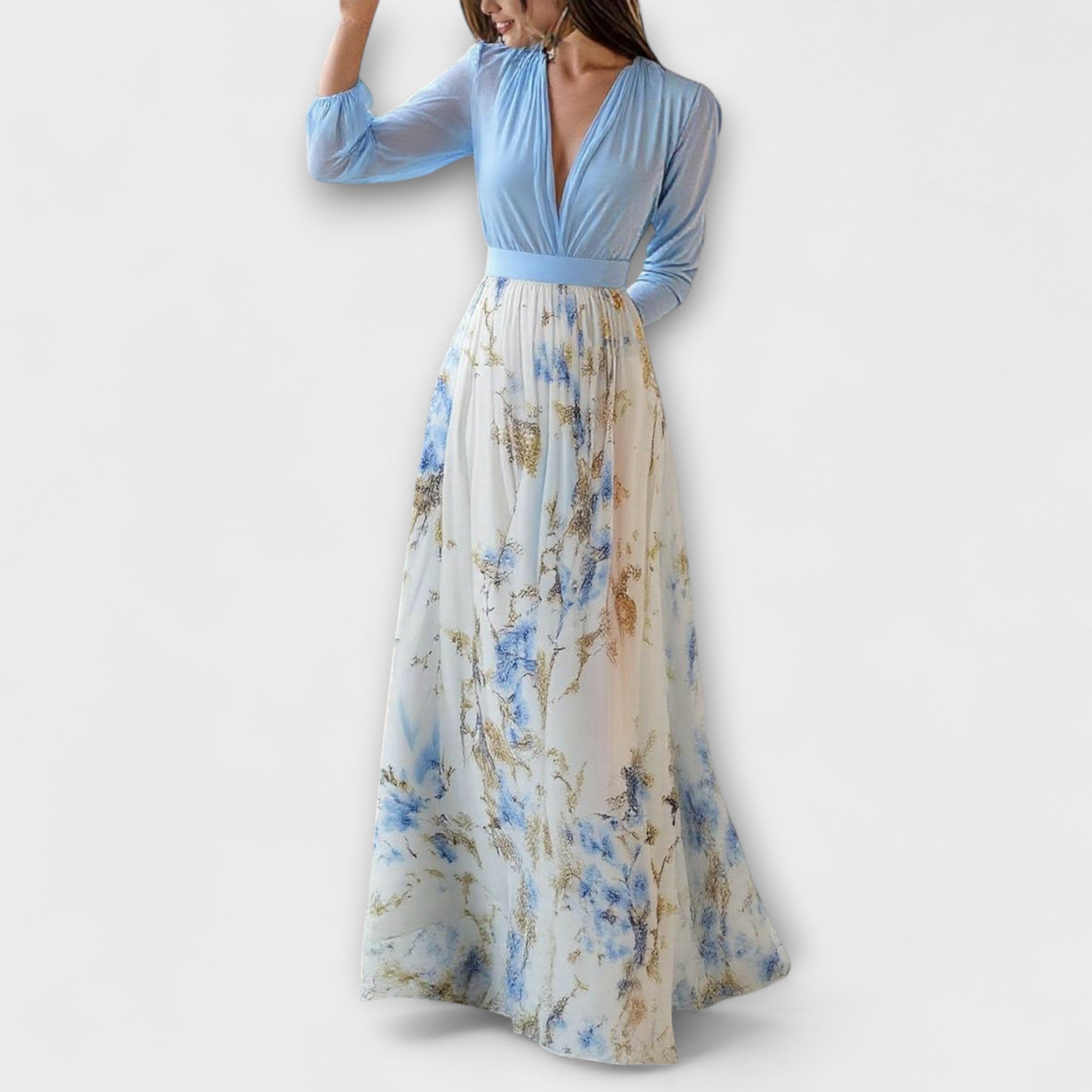Harper - Bloemen-Maxikleed