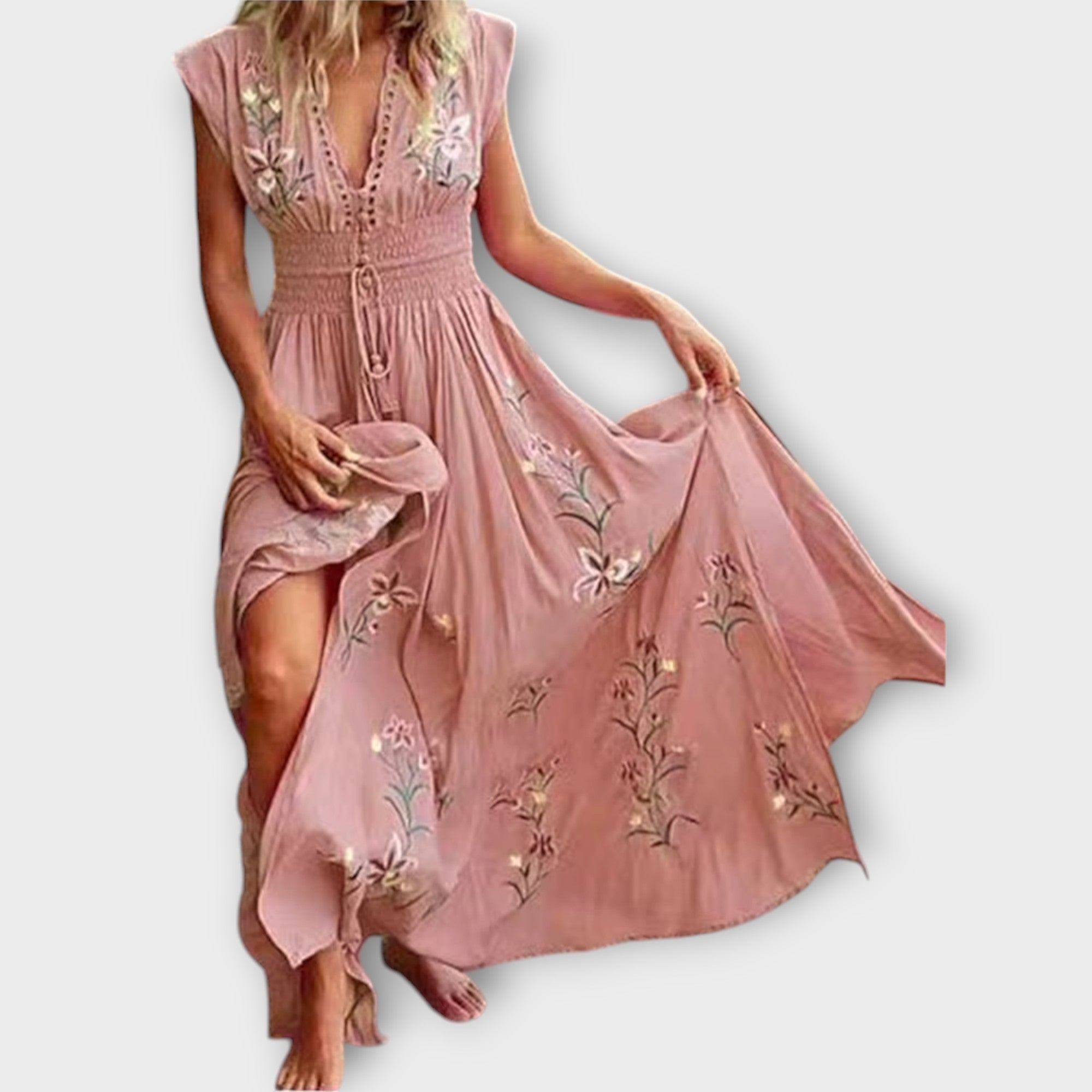 Felizia – Boho-jurk met betoverende borduursels