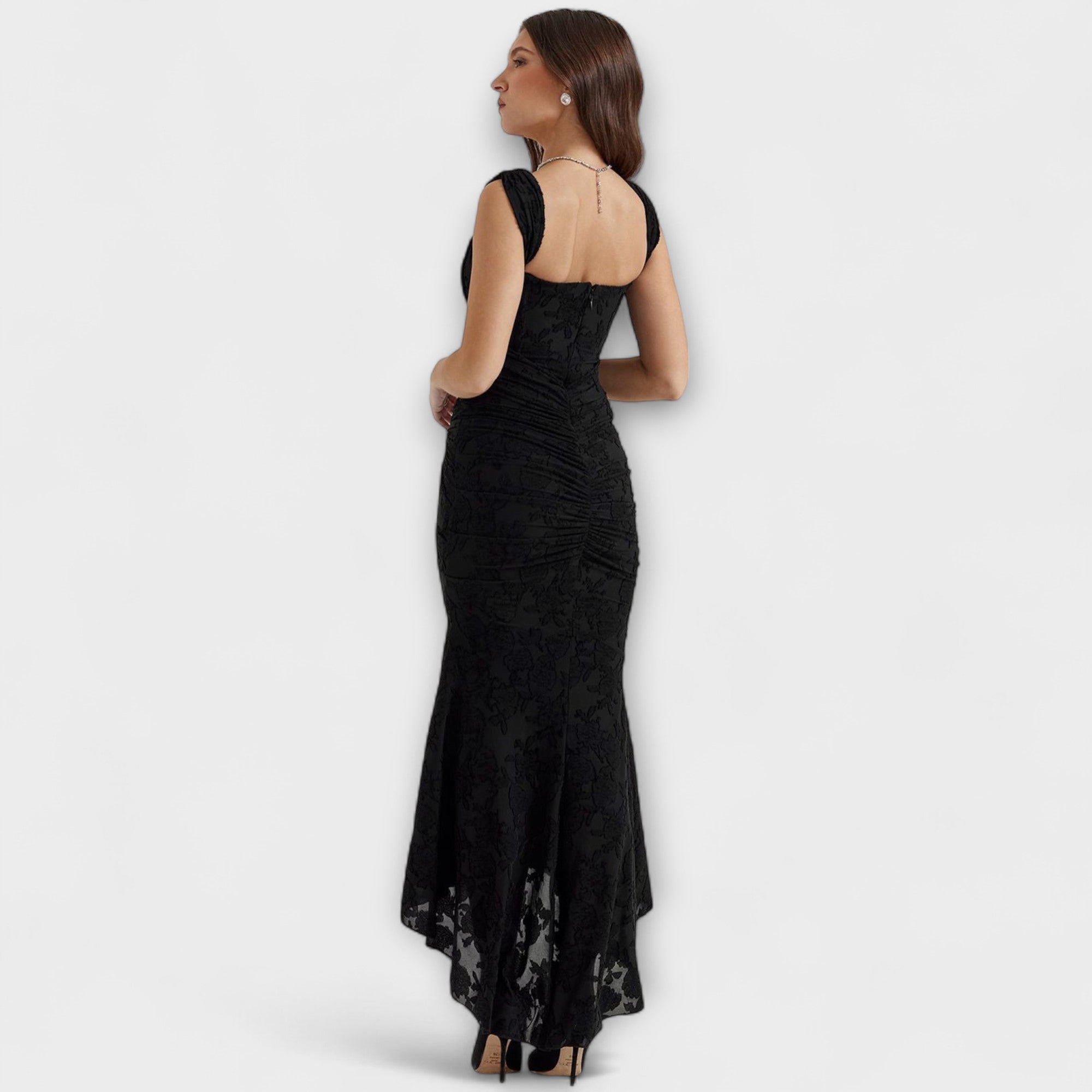Renske - Lange jurk met elegante en verfijnde corset