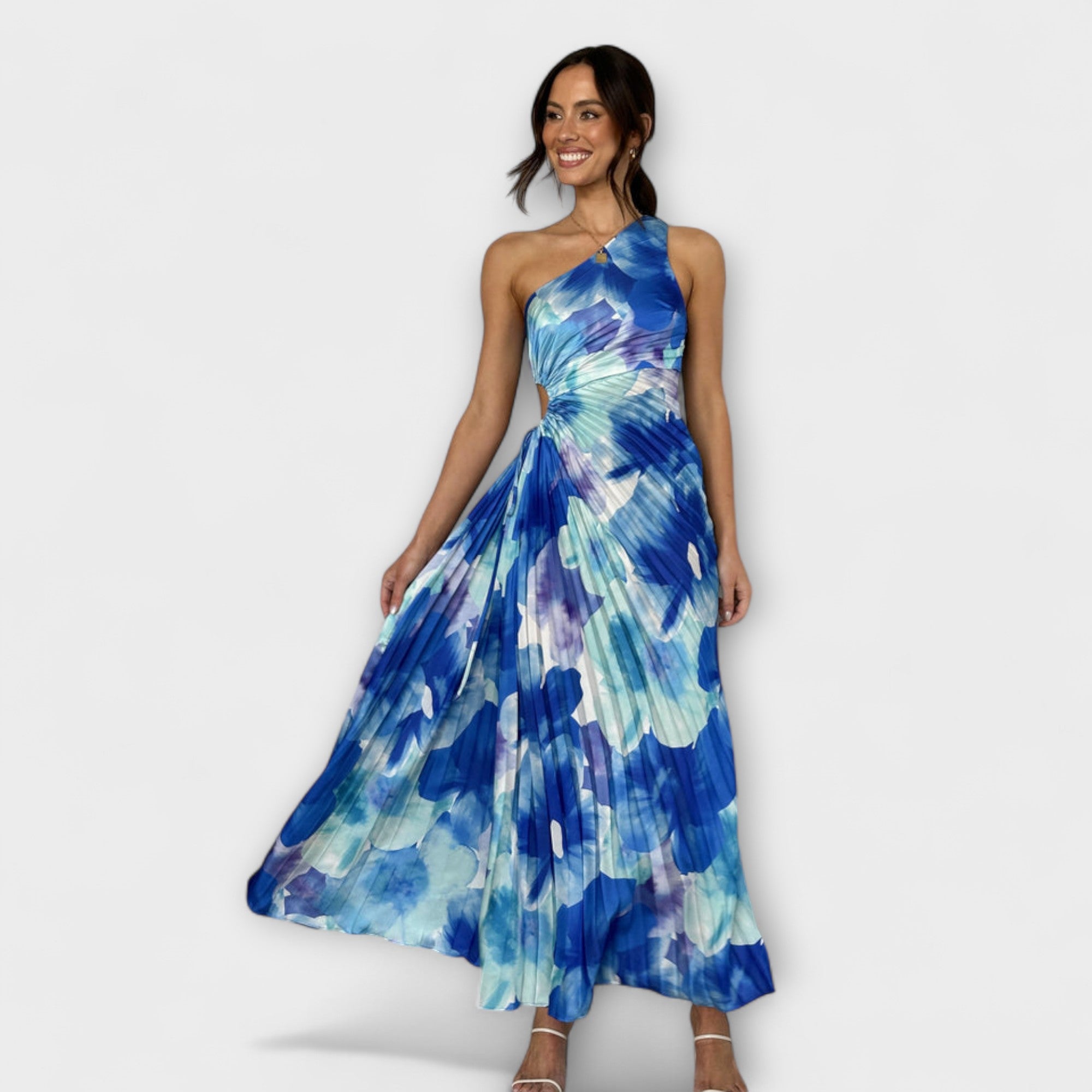 Sienna - Elegante Cut-Out Maxijurk
