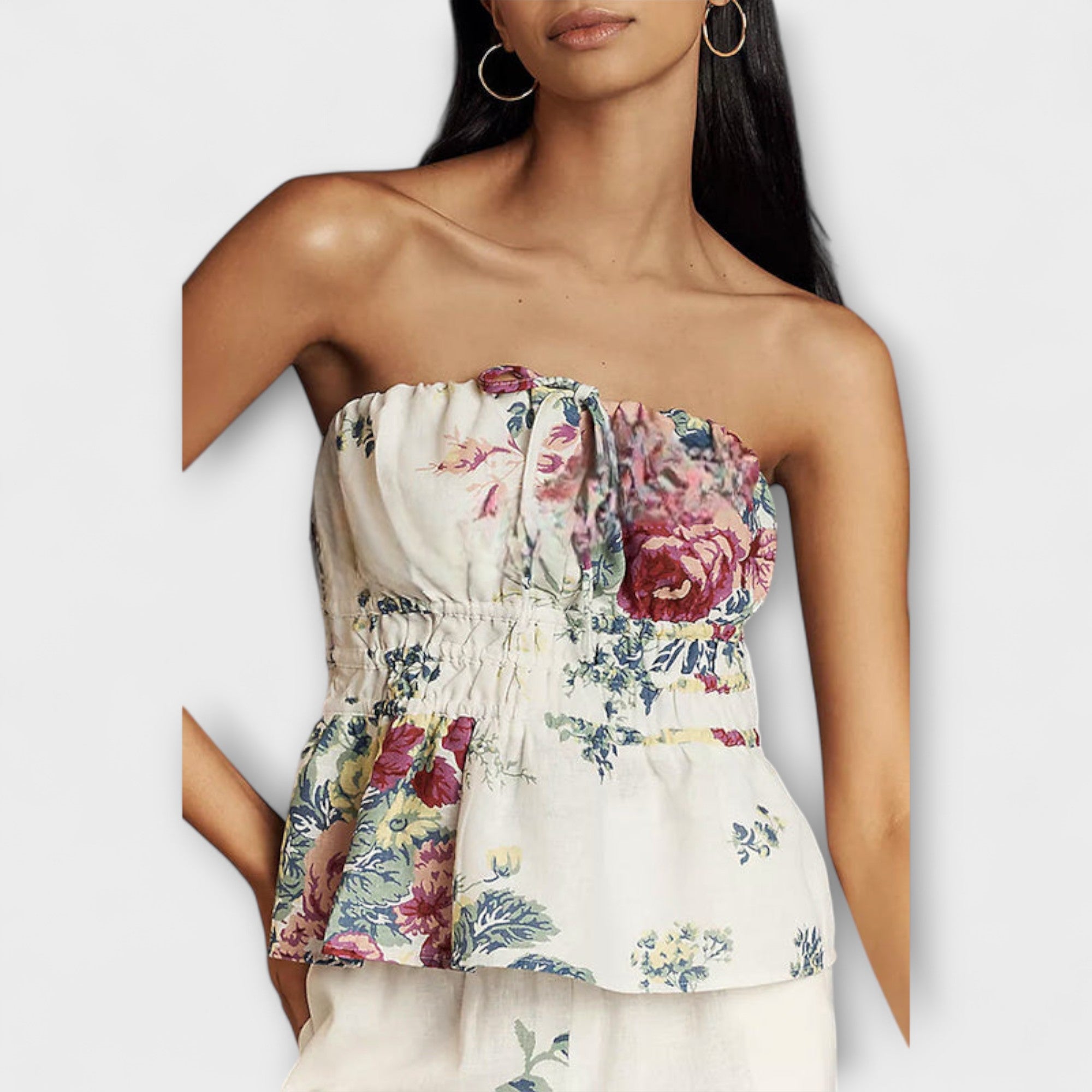 Indigo - Zomer Bloemenpatroon Set