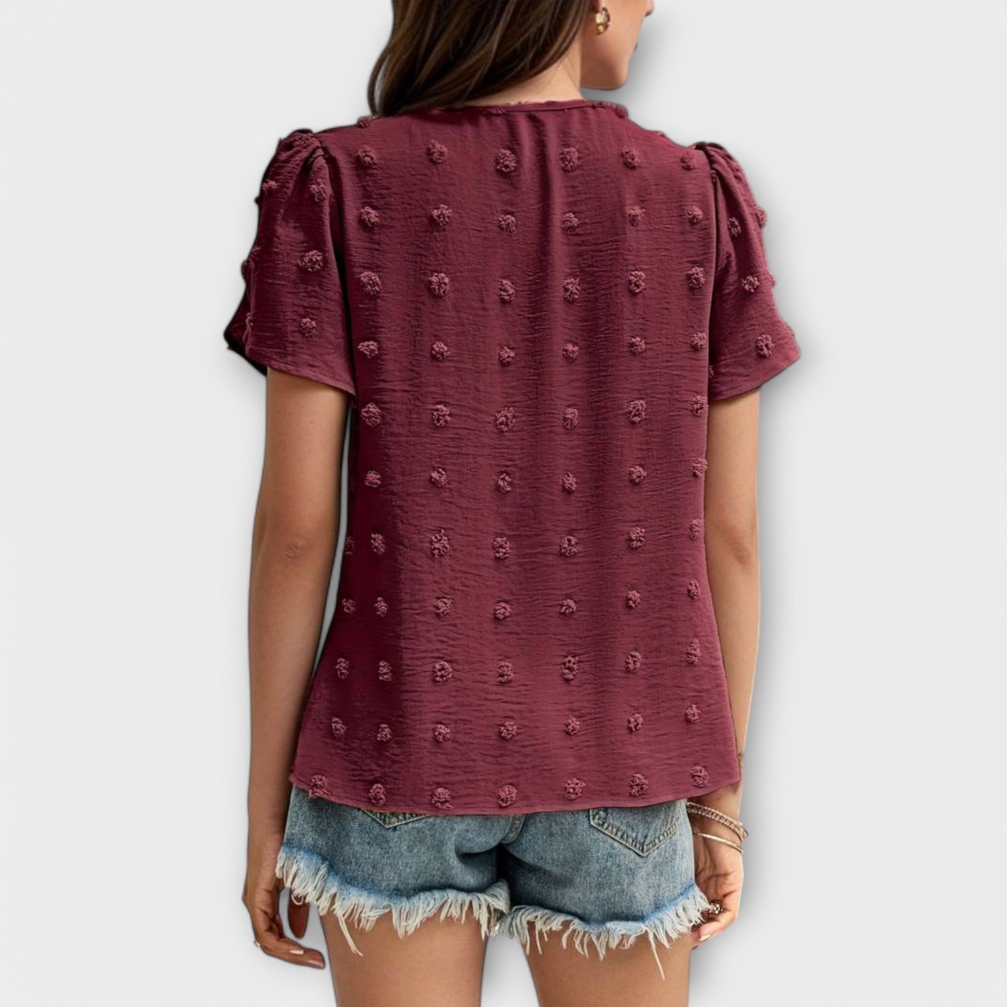Charlotte - De perfecte polka-dot blouse