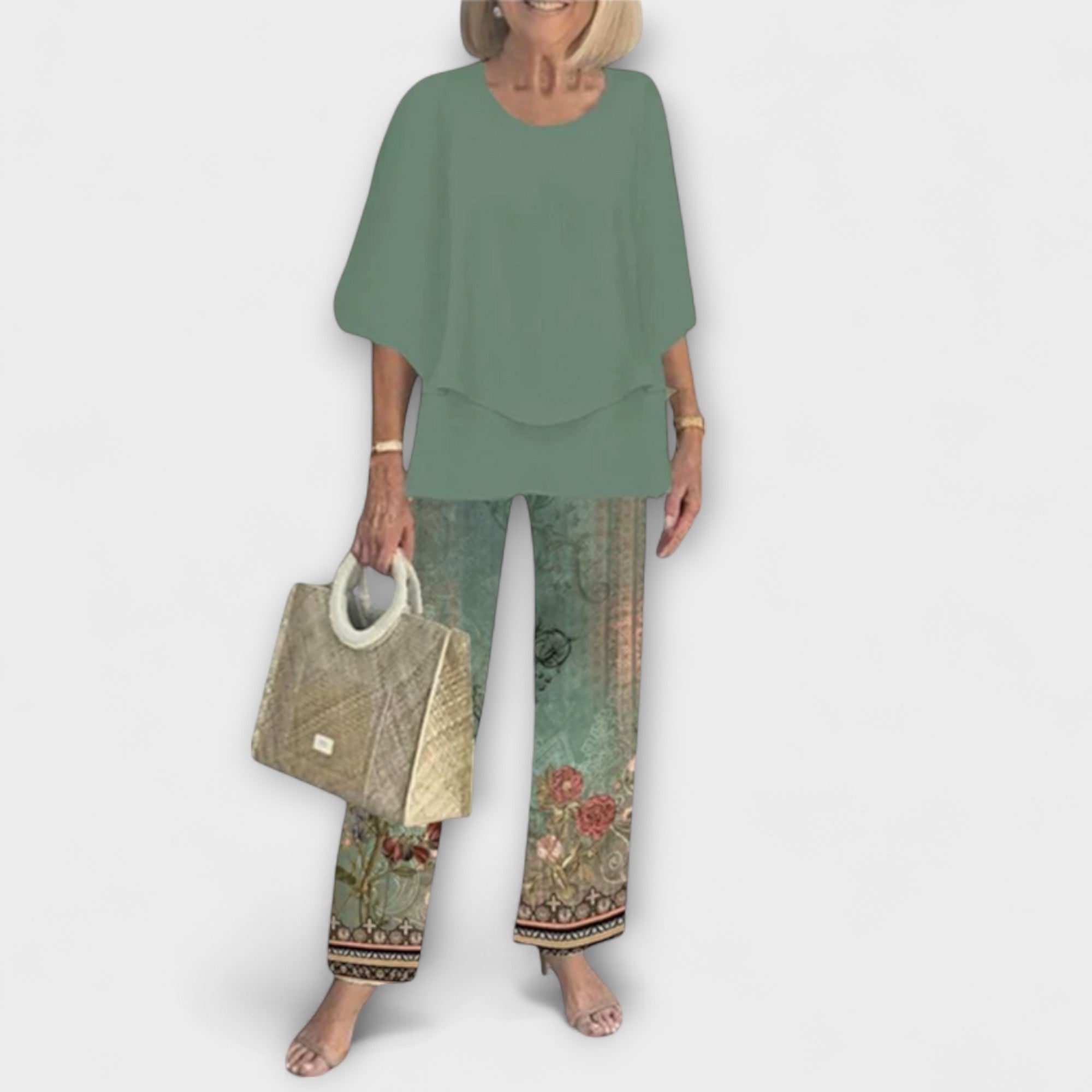 Rosamund - Modern Set met Comfortabele Blouse en Broek