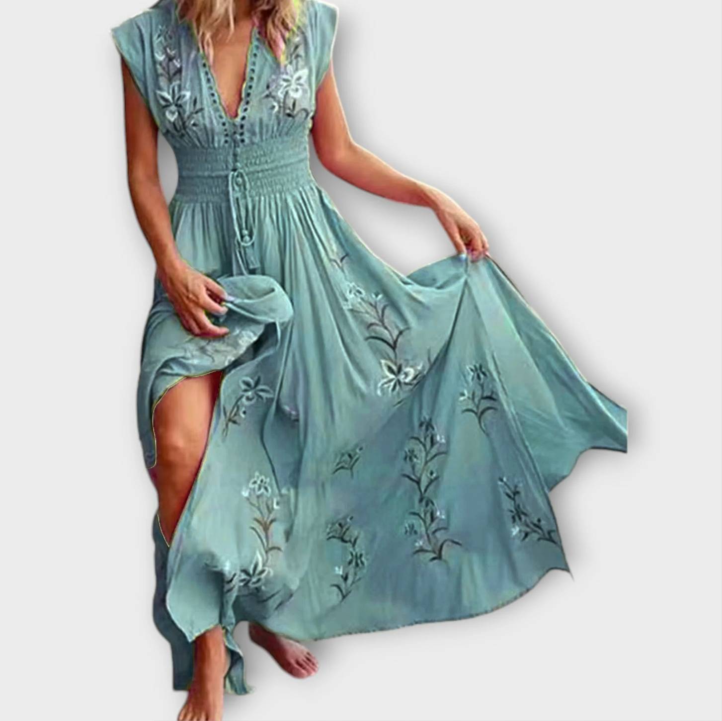 Felizia – Boho-jurk met betoverende borduursels