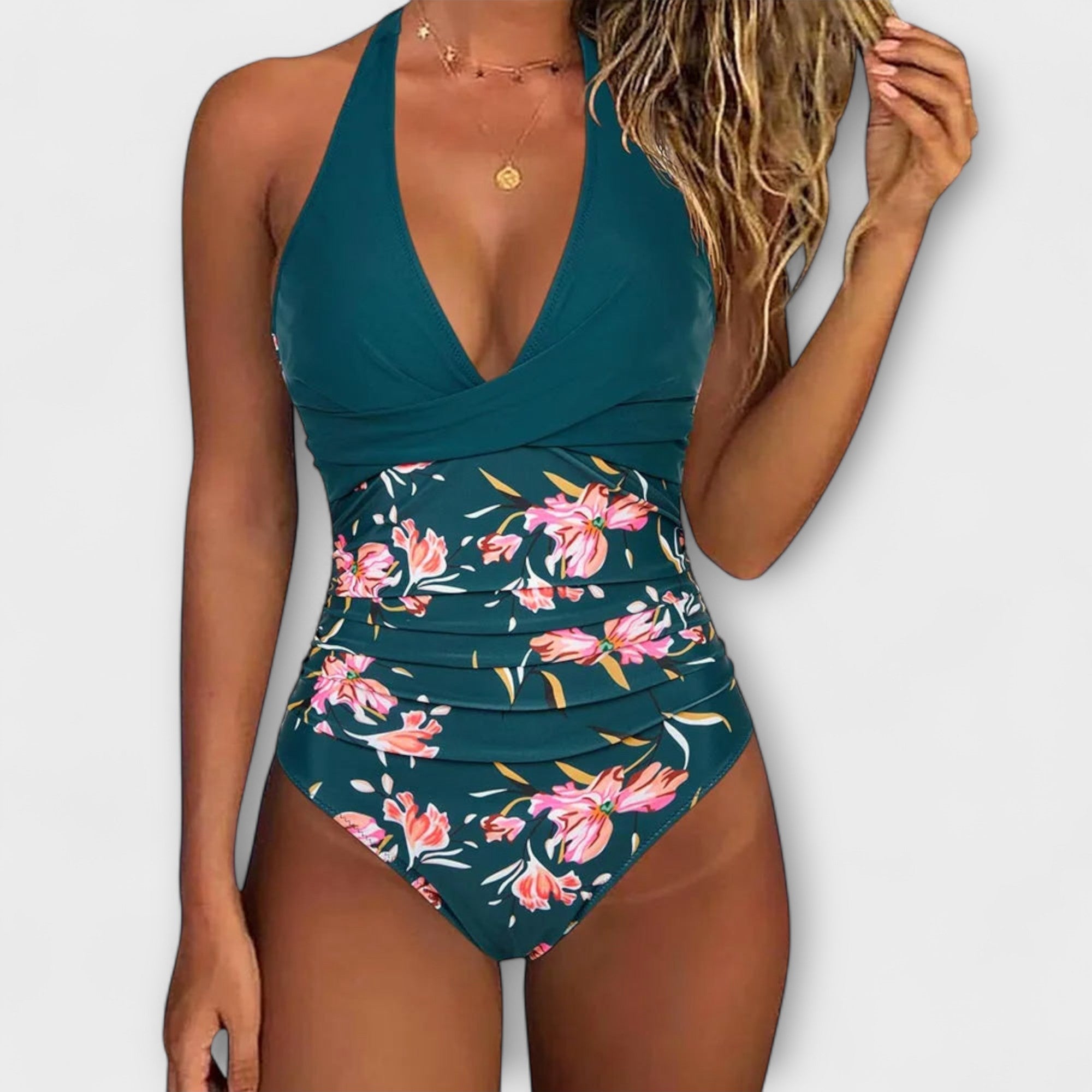 Florence - Elegante Badpak voor Dames met V-hals