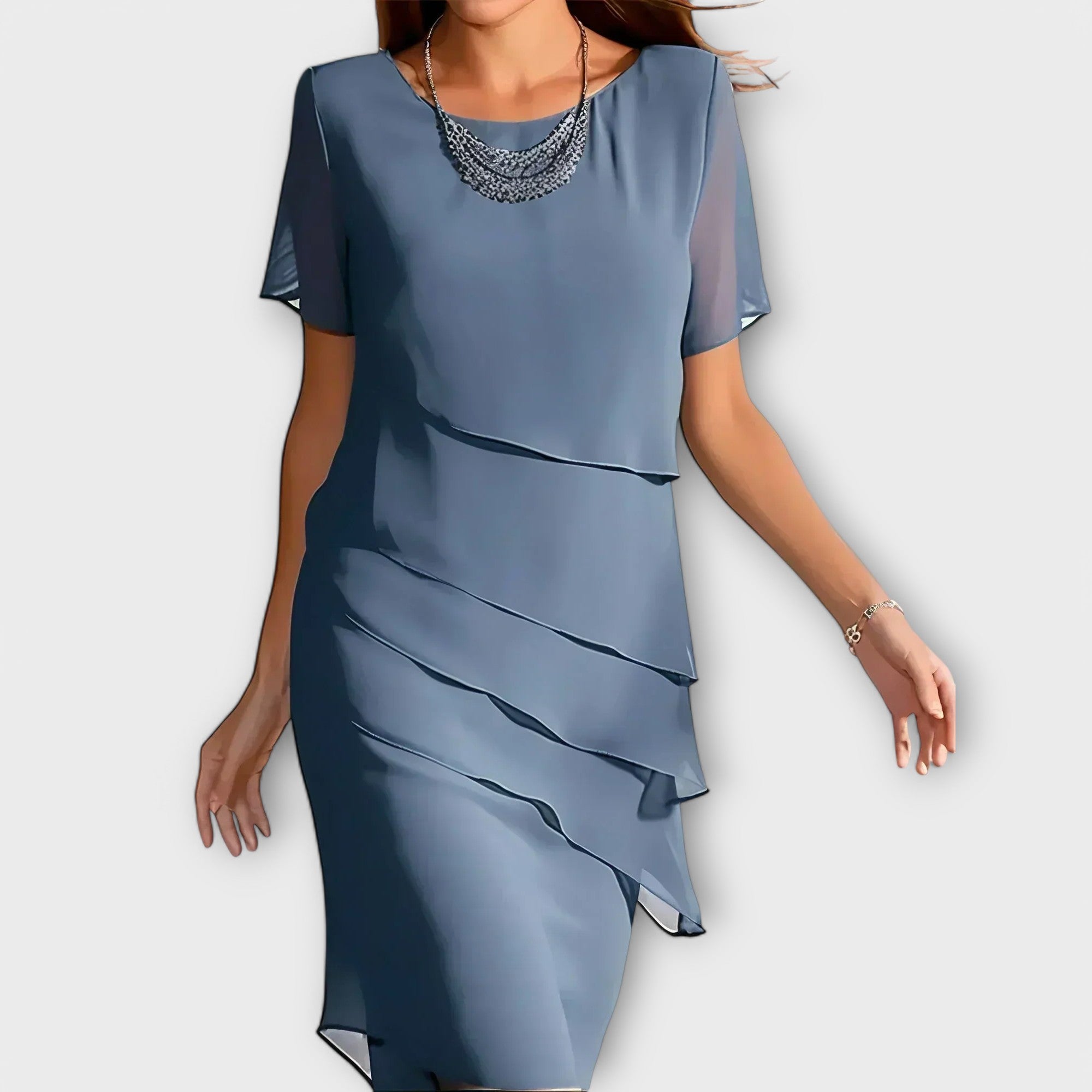 Katharina - Stijlvolle figuuraccentuerende jurk