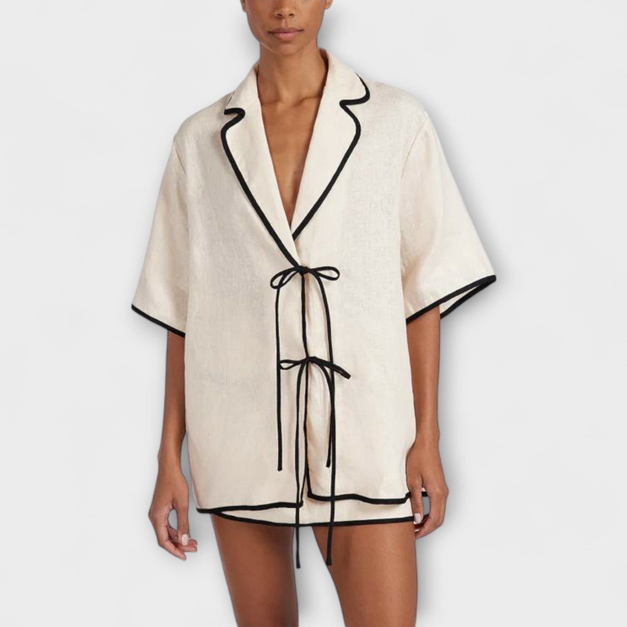 Grace - Noir Coördineerd Rok-Set