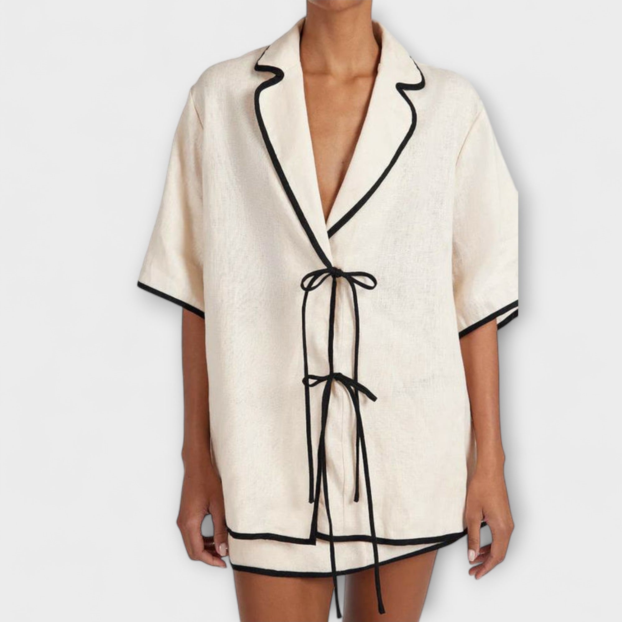 Grace - Noir Coördineerd Rok-Set