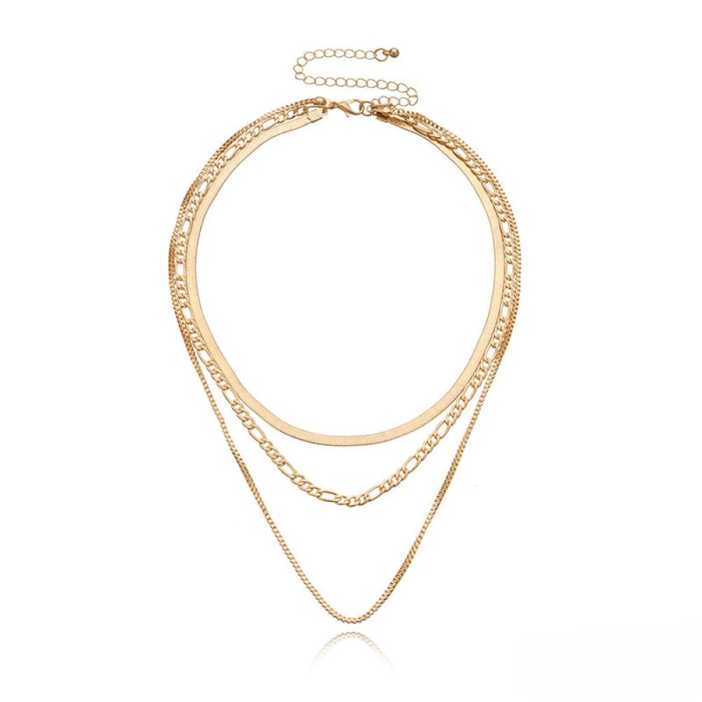 Vintage 3-delige lagenketting