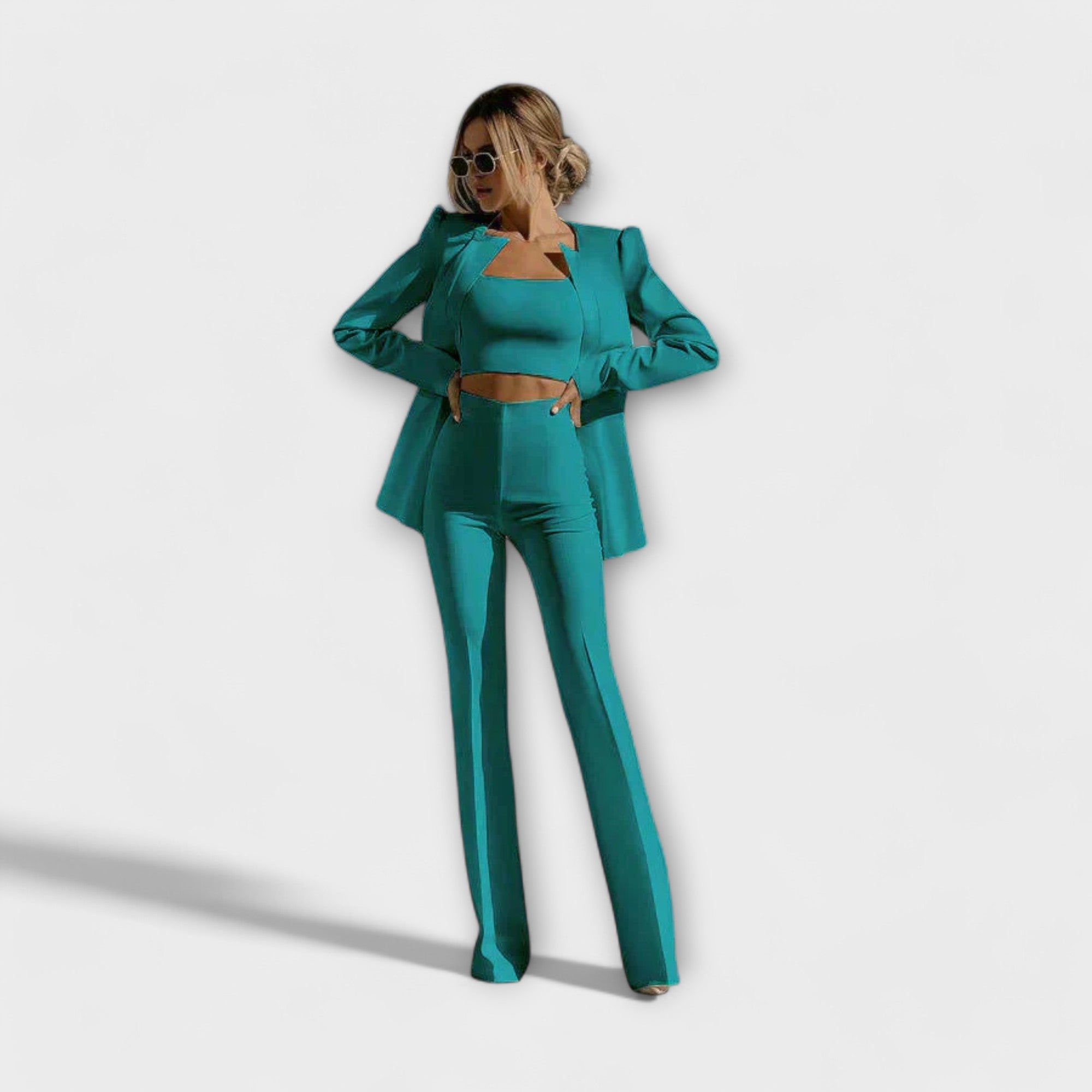 Selina - Stijlvolle 3-delige Set (Blazer, Top, Broek)