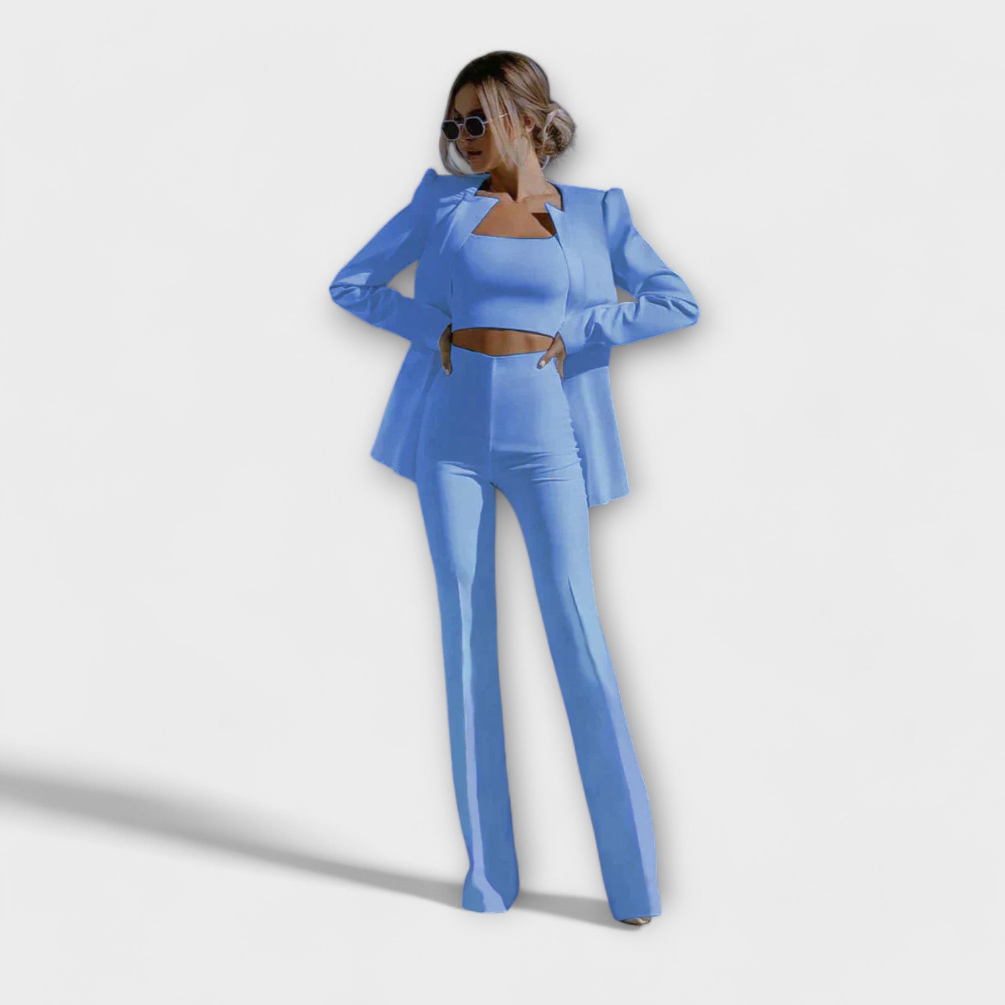 Selina - Stijlvolle 3-delige Set (Blazer, Top, Broek)