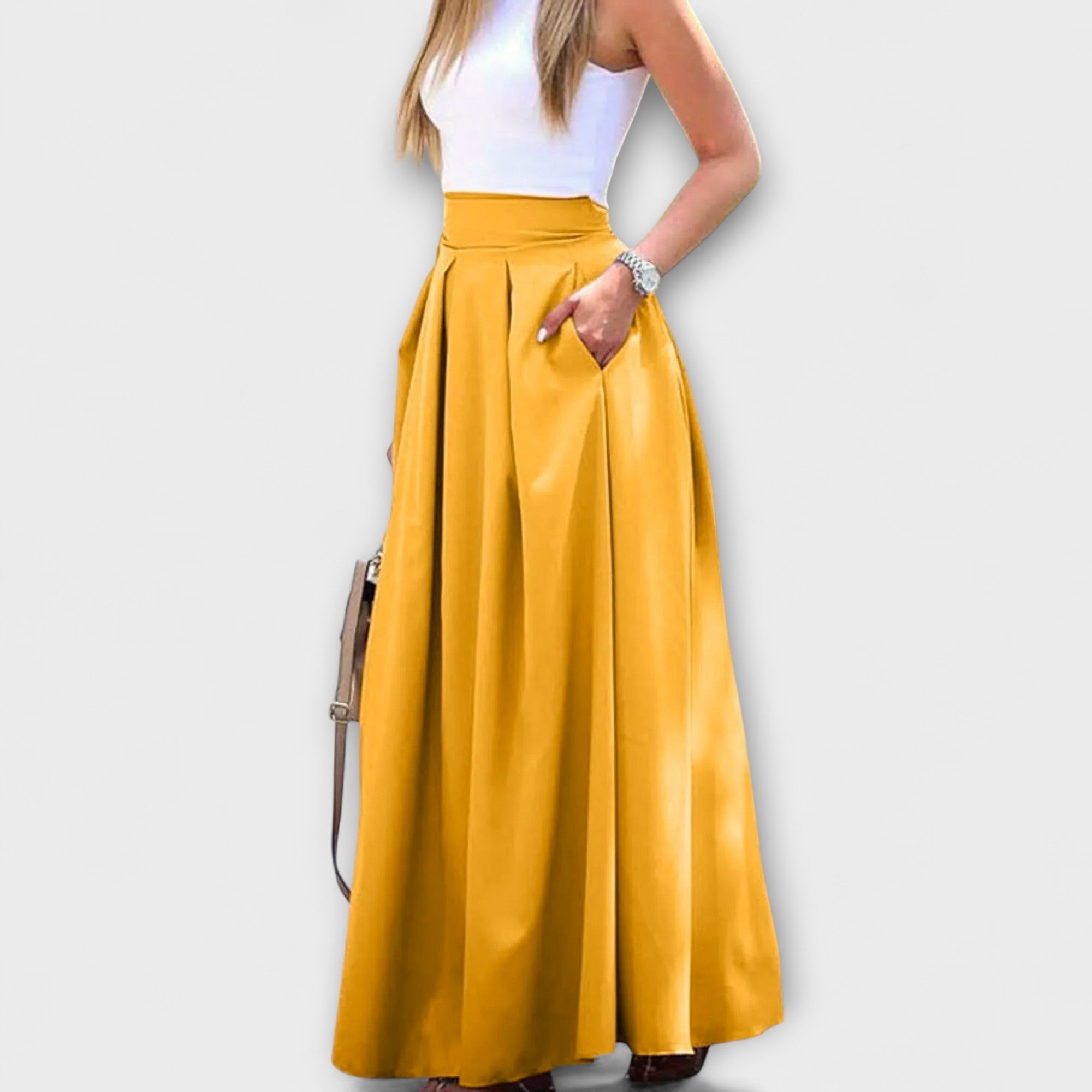 Tzafira – Elegante Maxirok met Hoge Taille