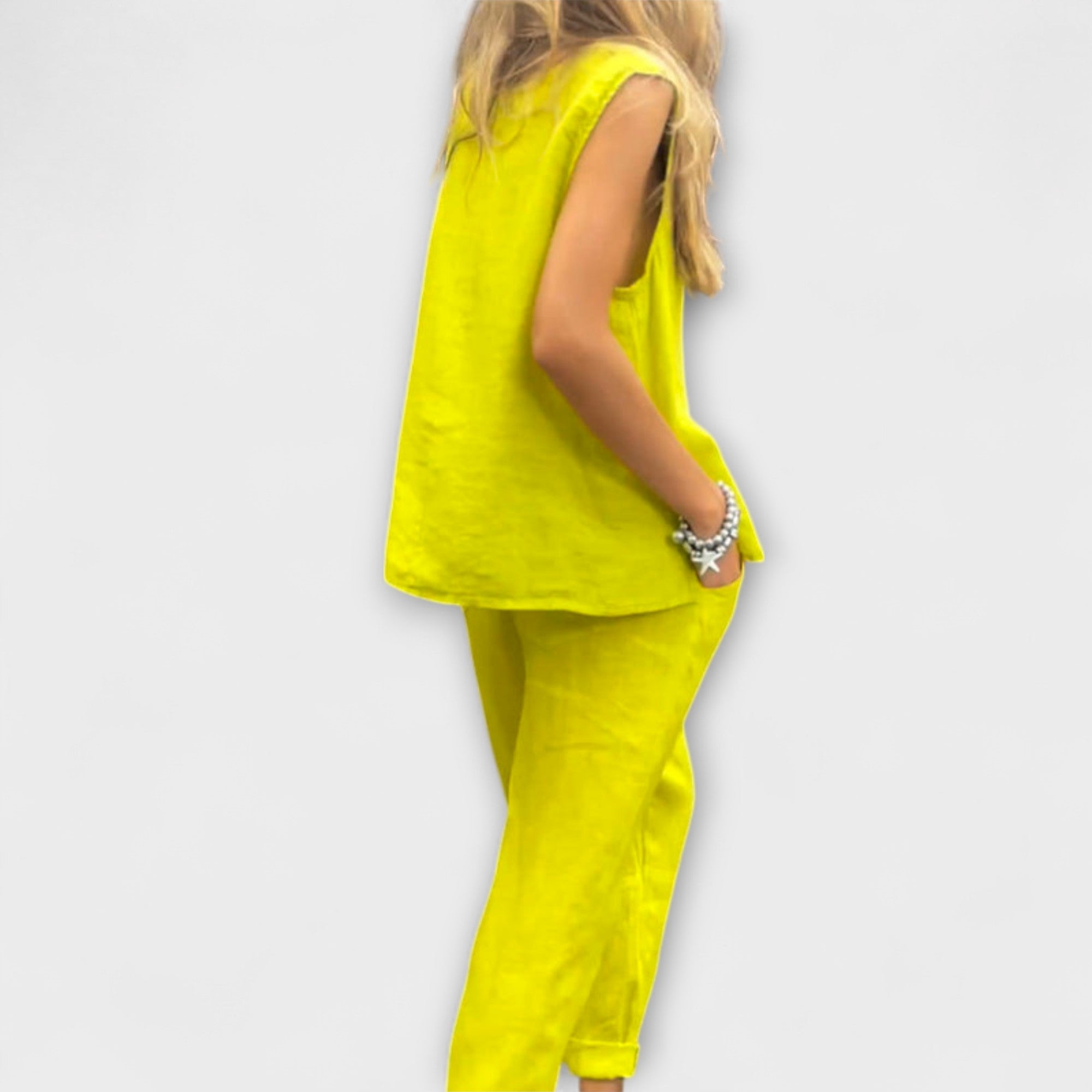 Jennifer - Ontspannen Katoen-Linnen Outfit