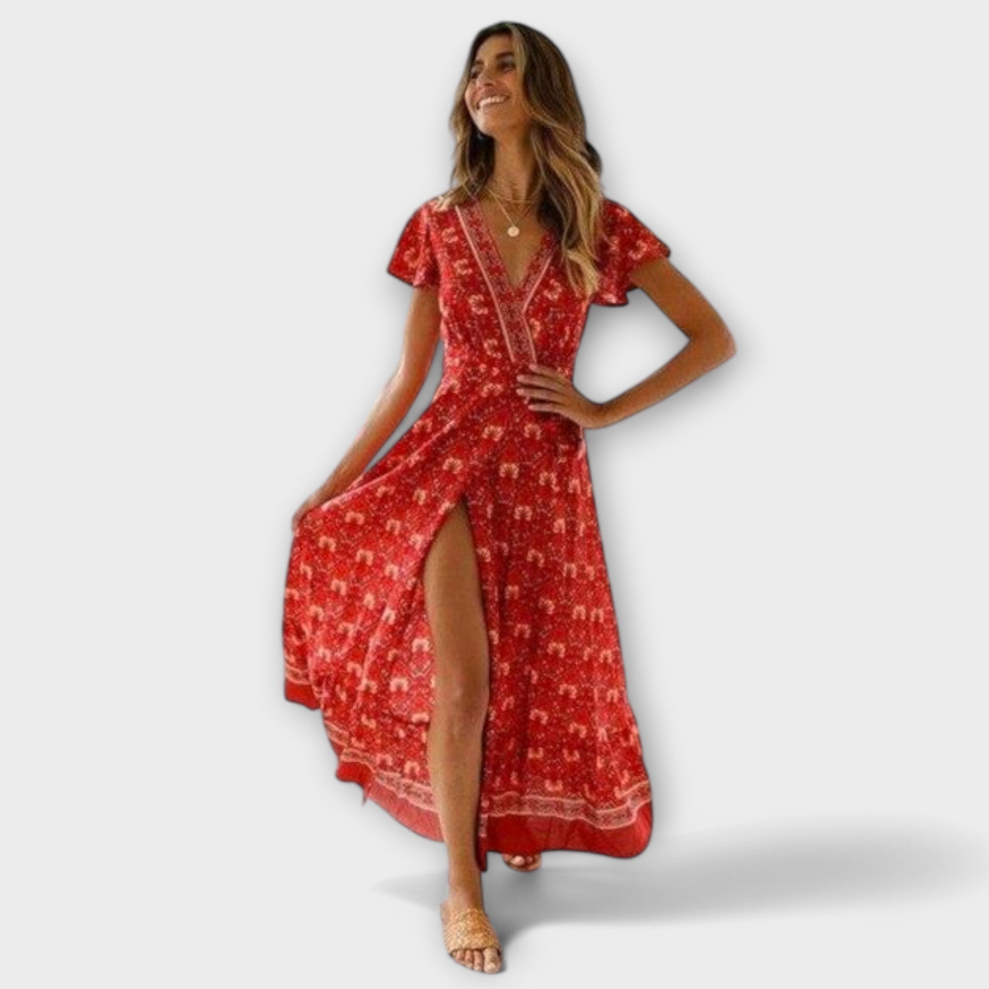 Briony - Boho Midi-jurk