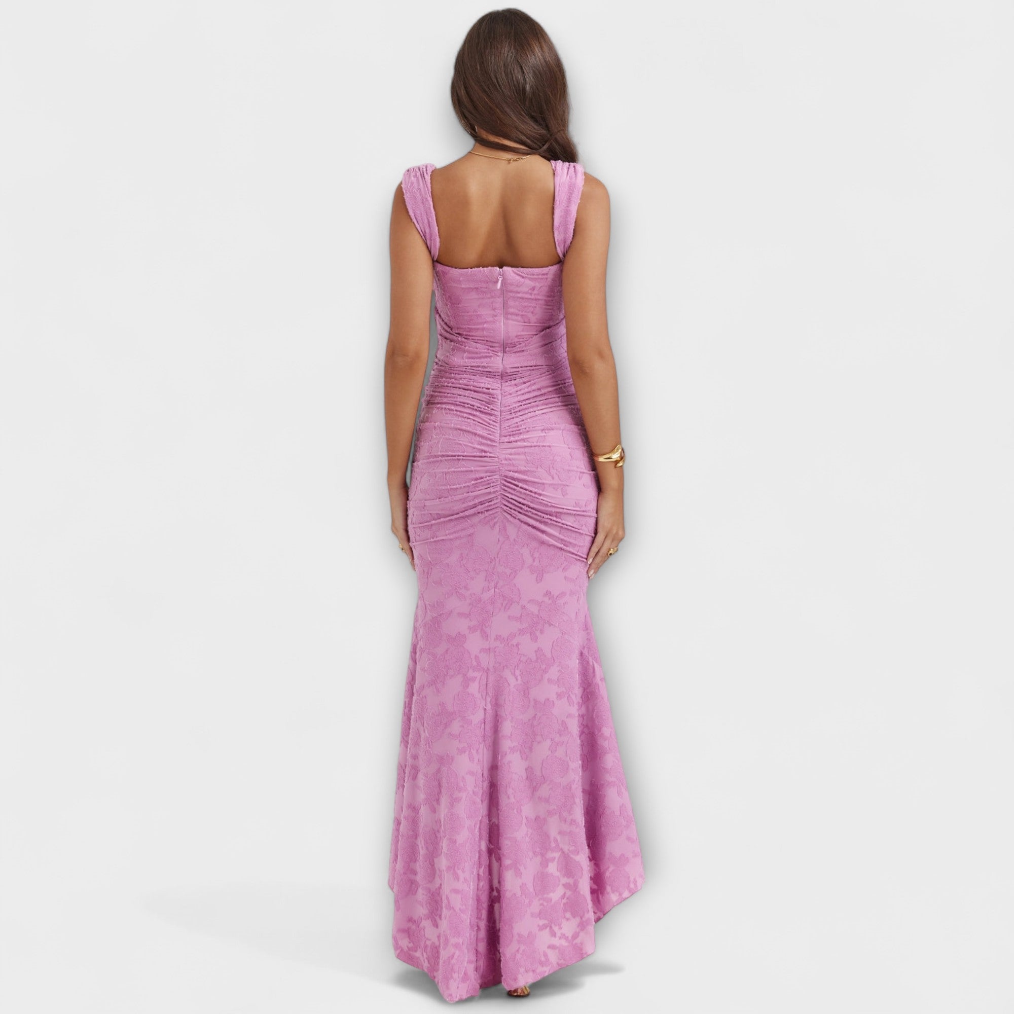 Renske - Lange jurk met elegante en verfijnde corset