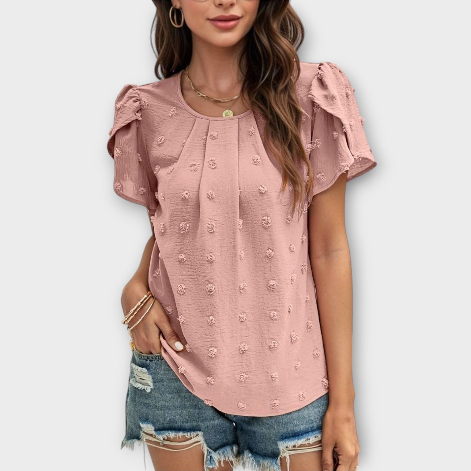 Charlotte - De perfecte polka-dot blouse