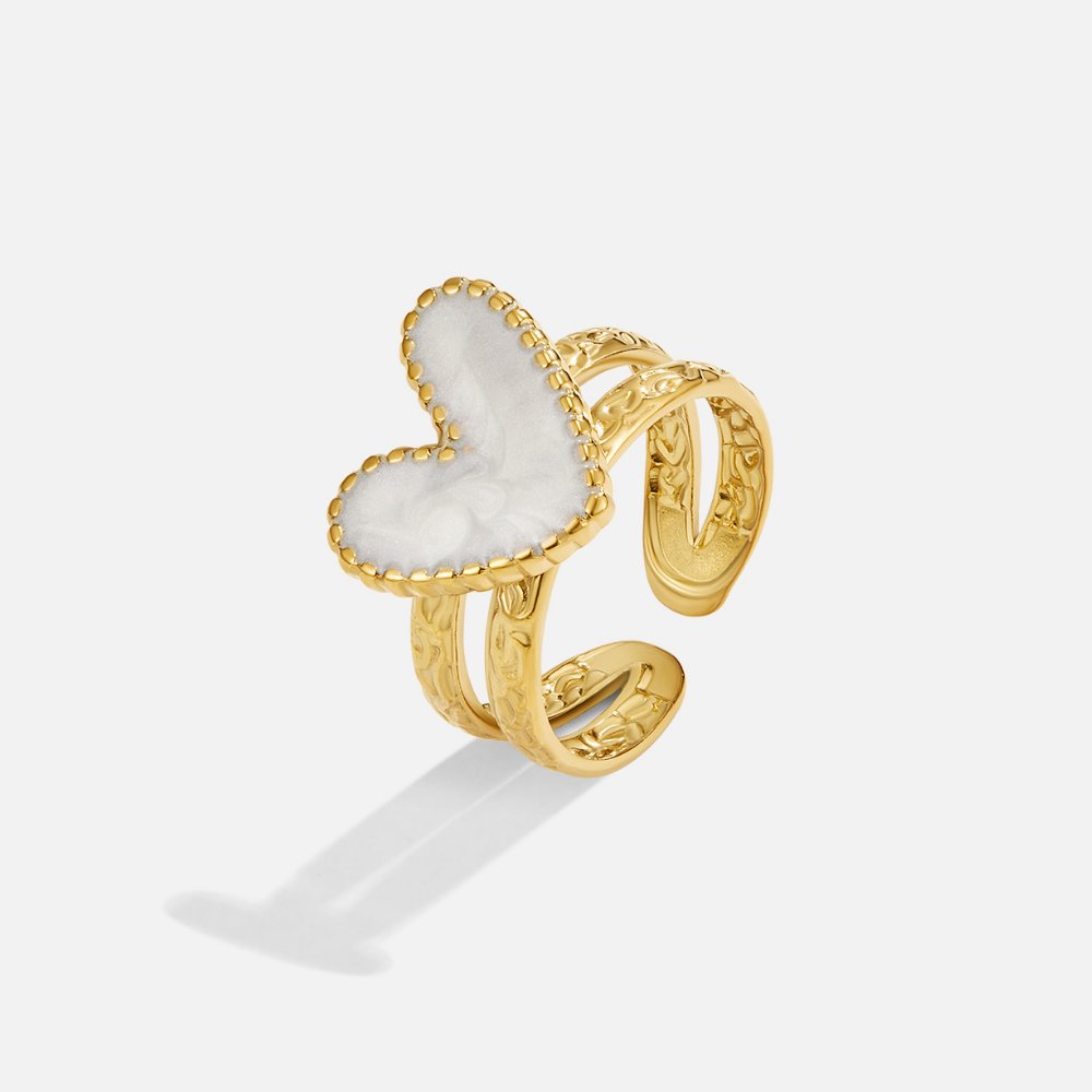 'Pure Heart' Gouden Ring