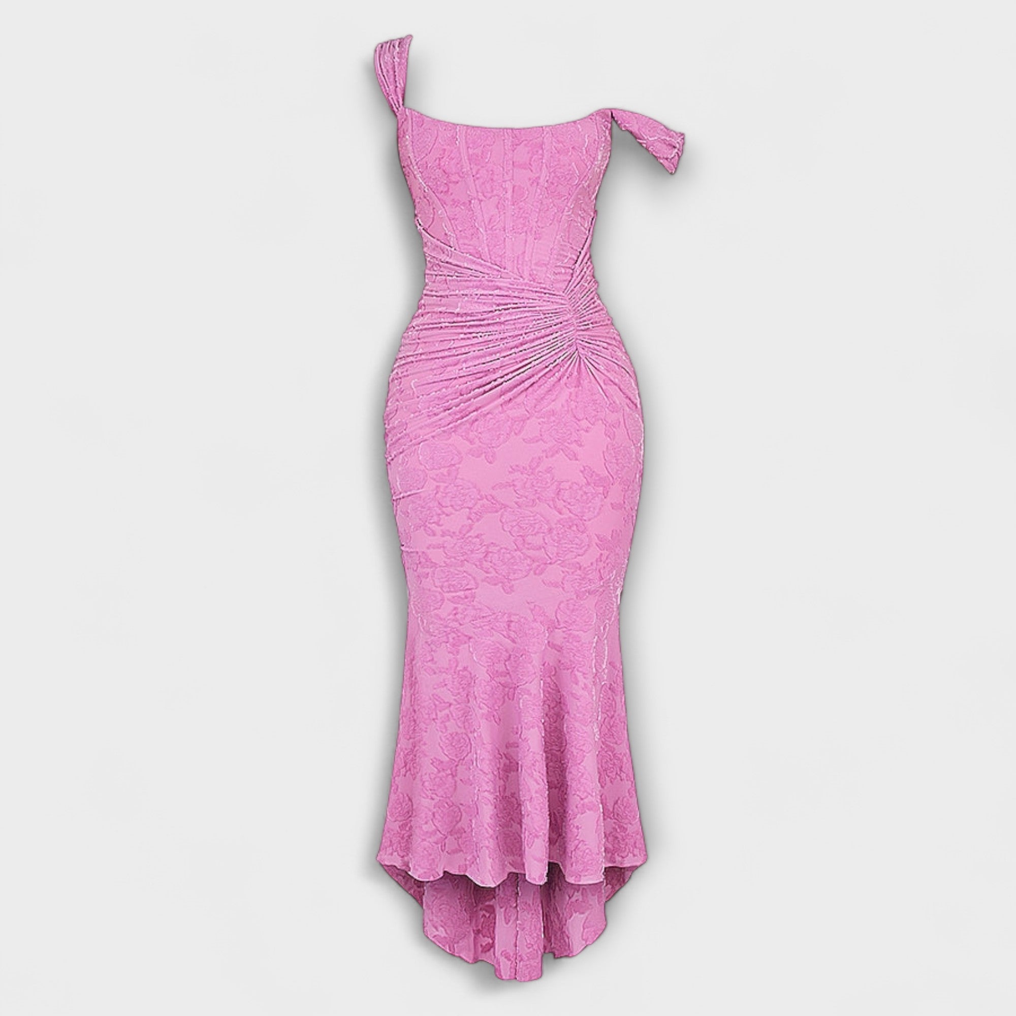 Renske - Lange jurk met elegante en verfijnde corset